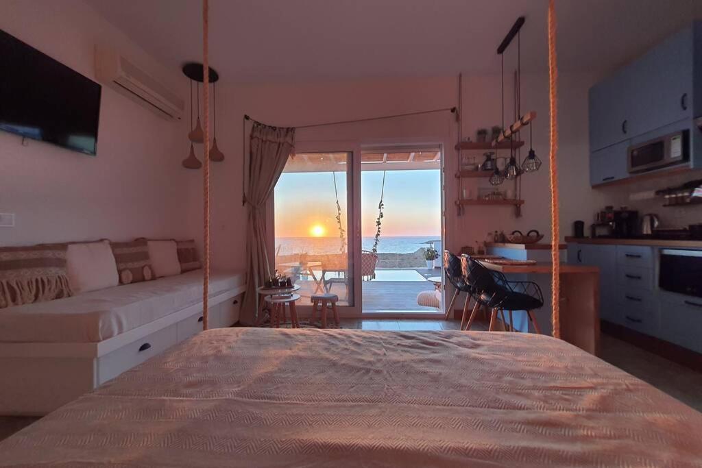 Tramonto Luxury Villa No1- Breathtaking Sunset View Foiníkion Eksteriør bilde