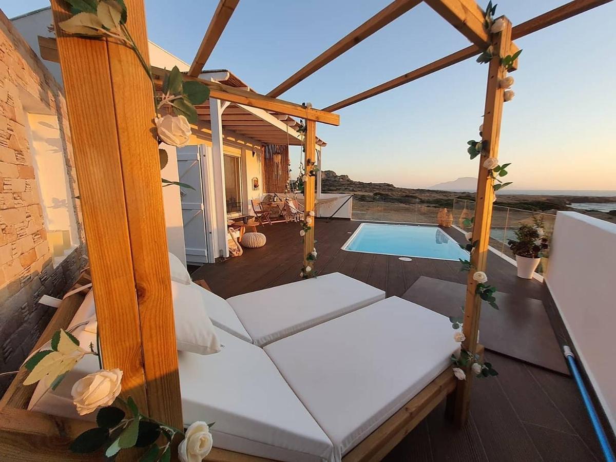 Tramonto Luxury Villa No1- Breathtaking Sunset View Foiníkion Eksteriør bilde