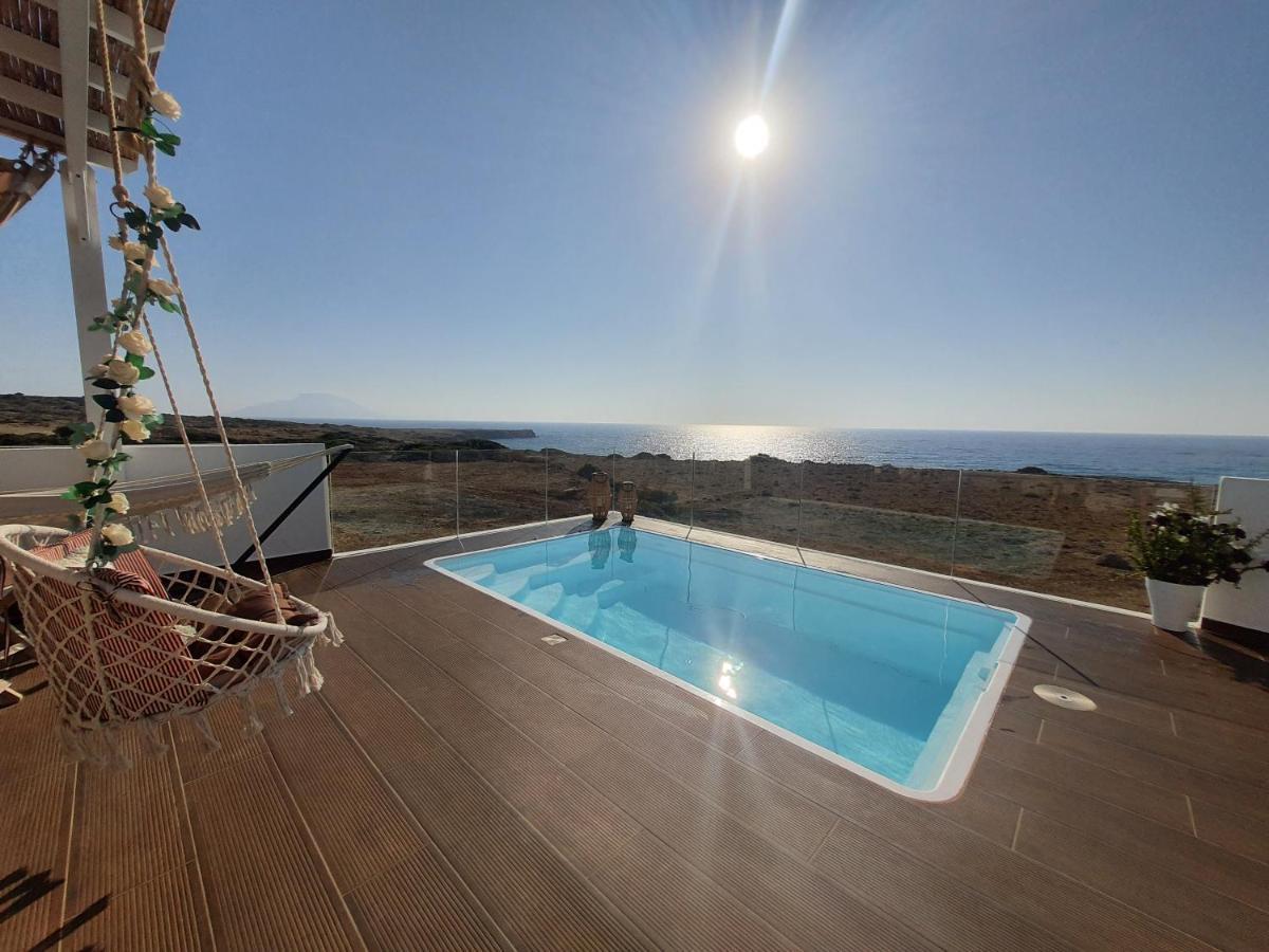 Tramonto Luxury Villa No1- Breathtaking Sunset View Foiníkion Eksteriør bilde