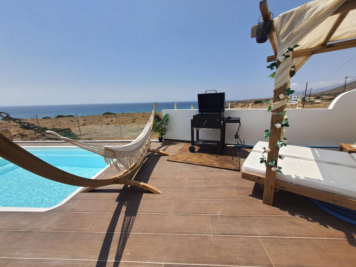 Tramonto Luxury Villa No1- Breathtaking Sunset View Foiníkion Eksteriør bilde