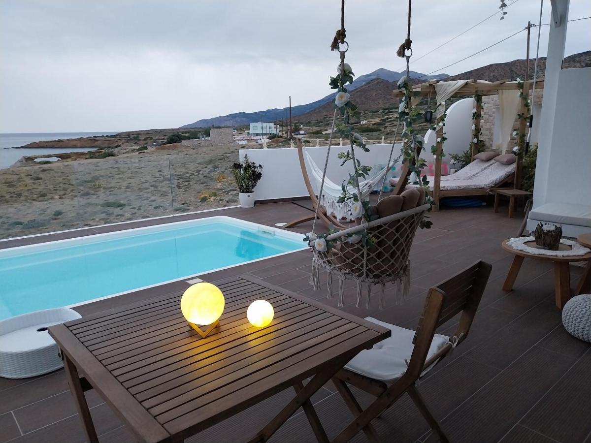 Tramonto Luxury Villa No1- Breathtaking Sunset View Foiníkion Eksteriør bilde