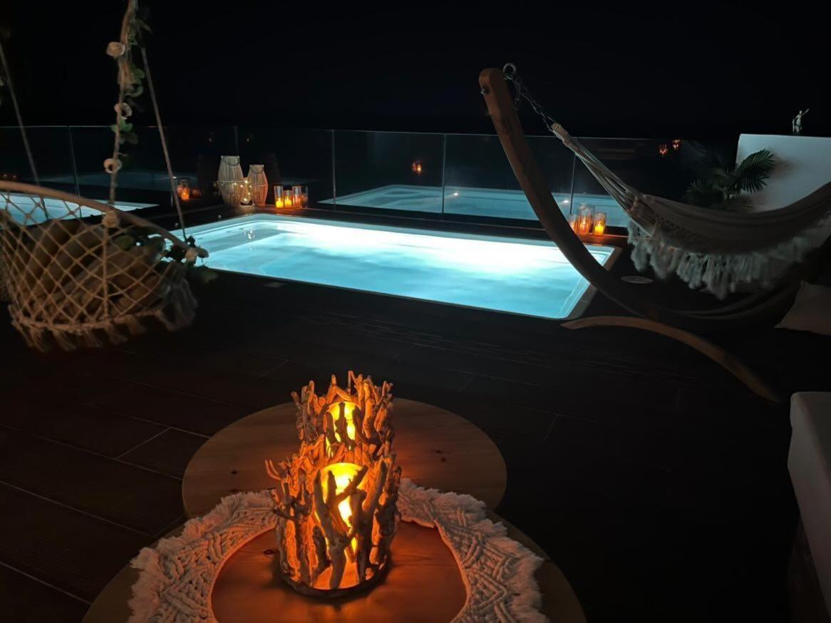 Tramonto Luxury Villa No1- Breathtaking Sunset View Foiníkion Eksteriør bilde