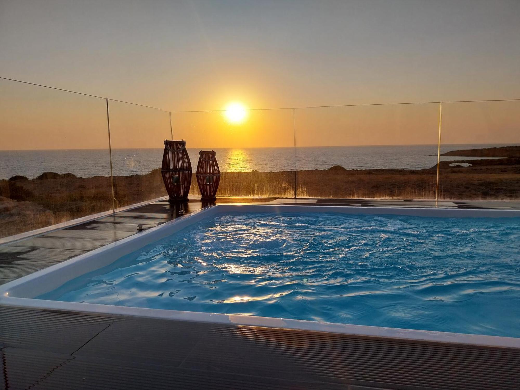 Tramonto Luxury Villa No1- Breathtaking Sunset View Foiníkion Eksteriør bilde